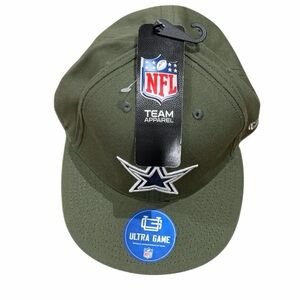 Ultra Game NFL Brand Dallas Cowboys Around The Way Ball Trucker Adjustable Hat